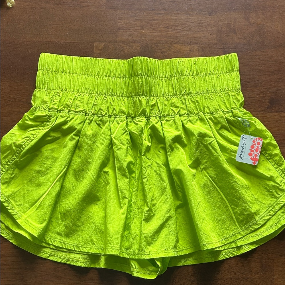 FP Movement High-Waist Neon Lime Women’s Active Skort - Limelight - XL
